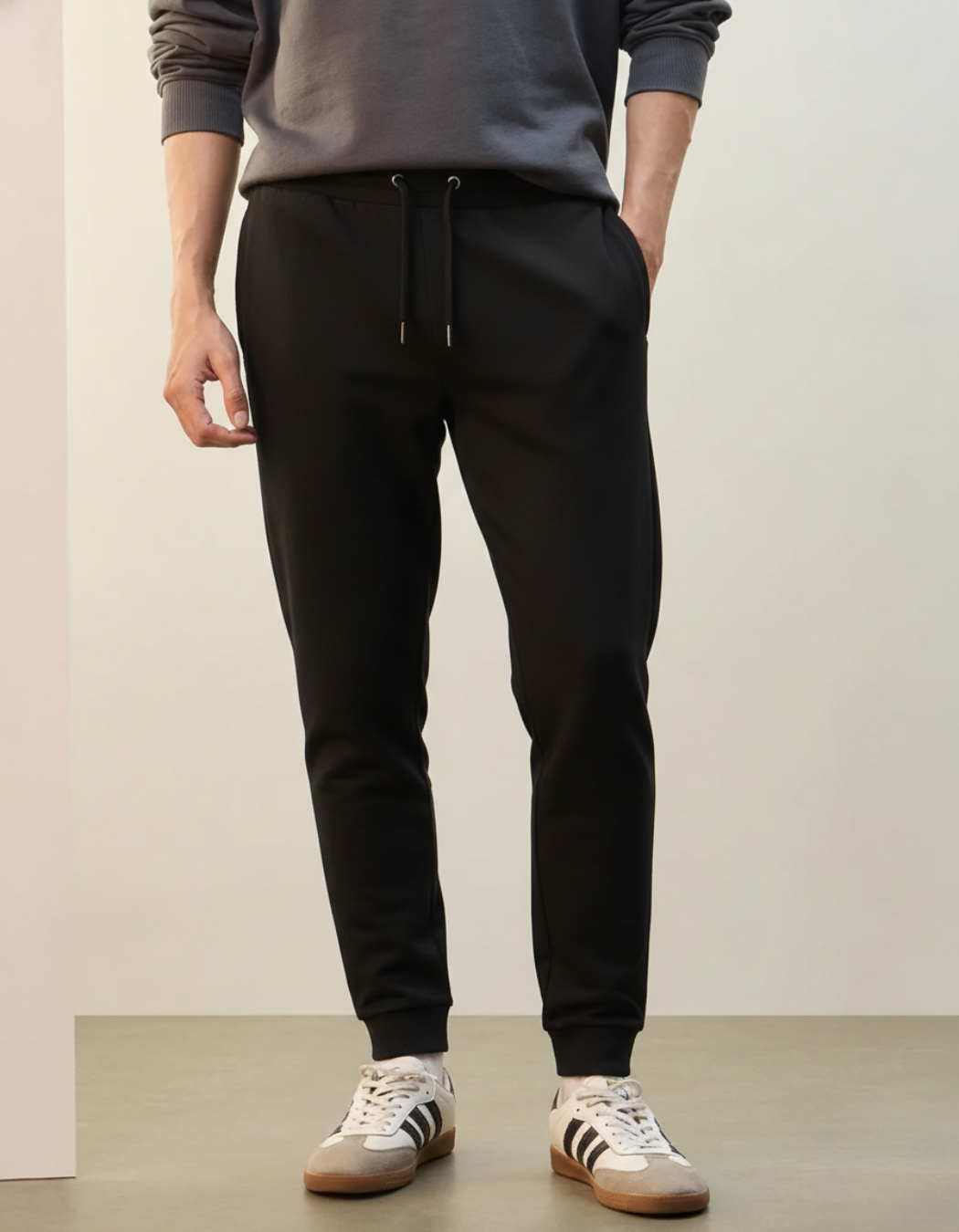 BLACK UNISEX JOGGERS