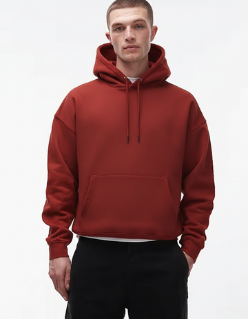 UNISEX RED HOODIE
