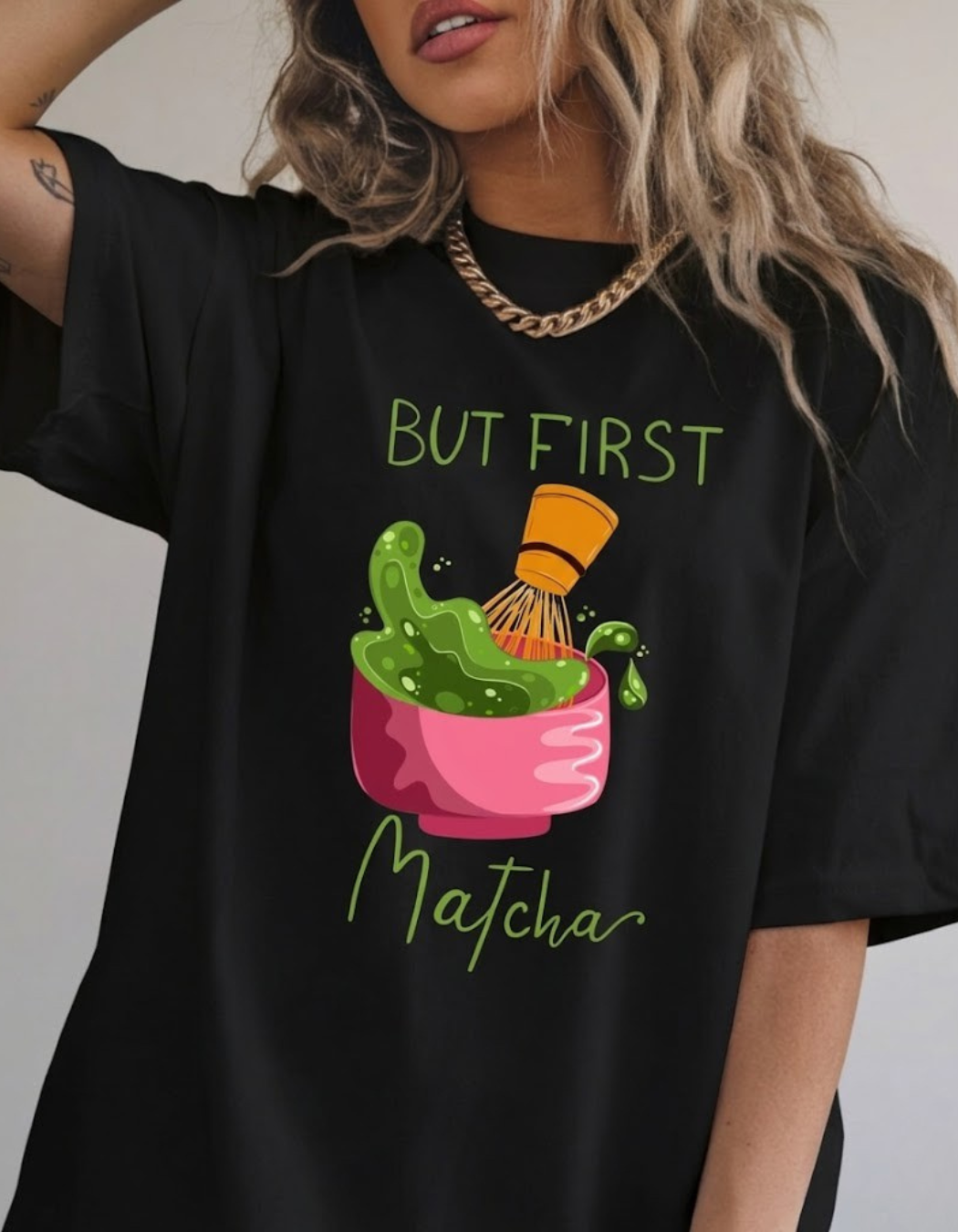 MATCHA OVERSIZED T-SHIRT