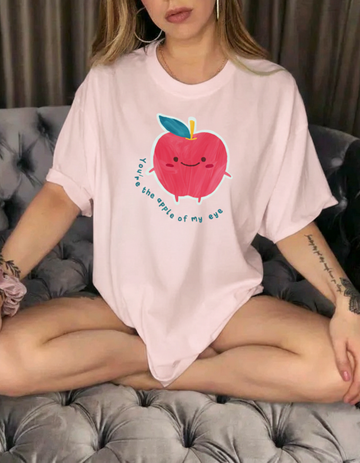 APPLE OF MY EYE OVERSIZED T-SHIRT