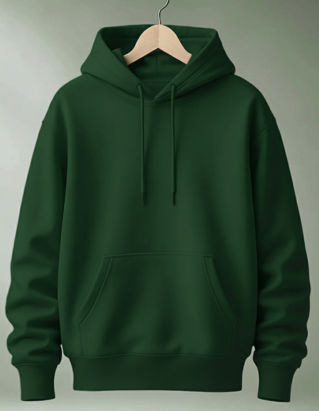 UNISEX BOTTLE GREEN HOODIE