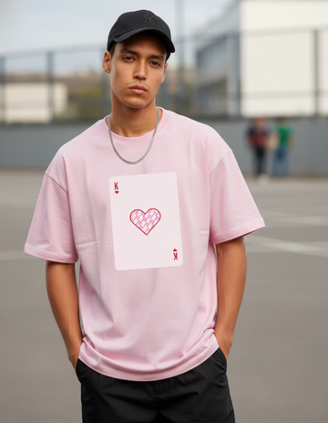 KING OF HEARTS OVERSIZED T-SHIRT
