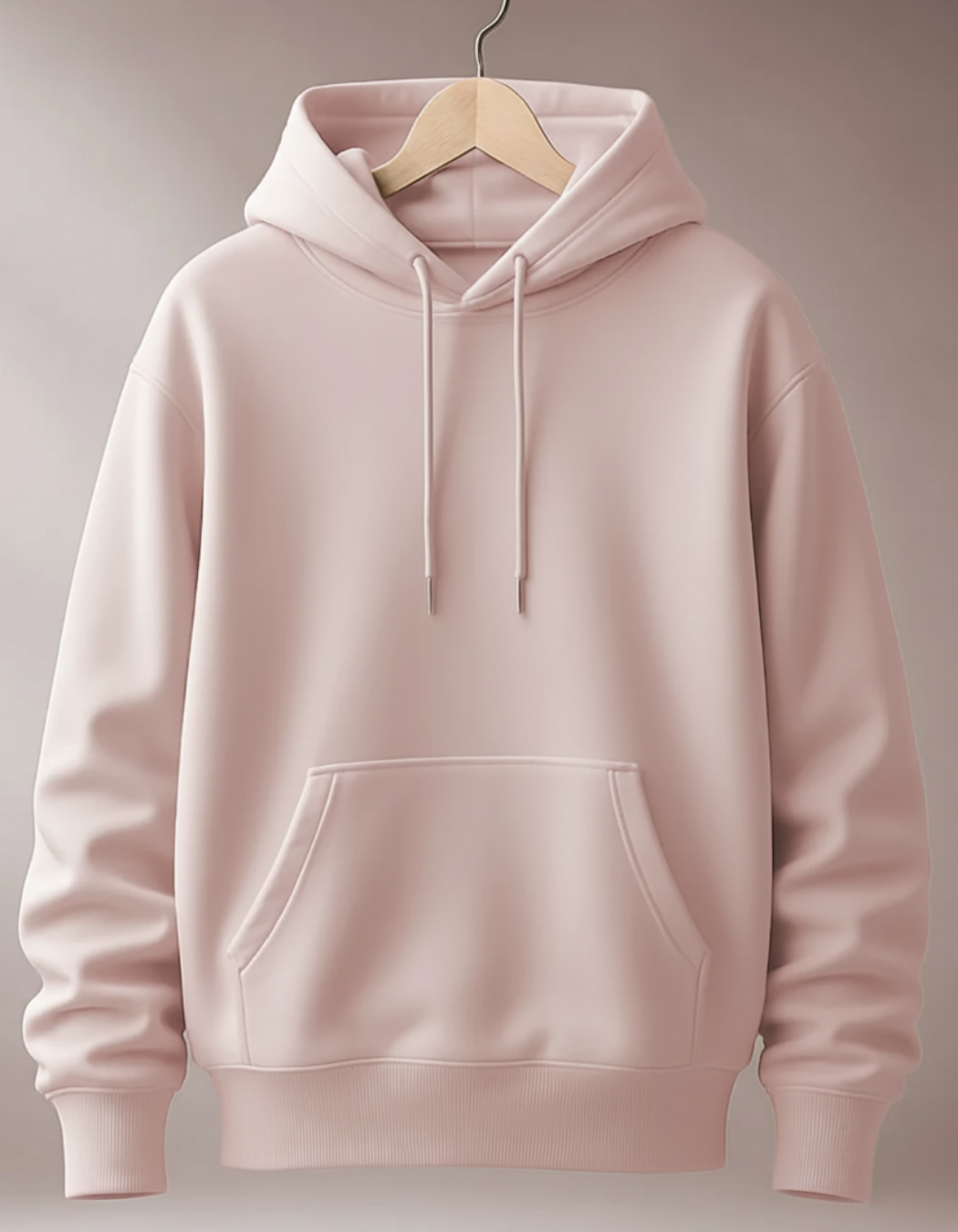 UNISEX LIGHT BABY PINK HOODIE