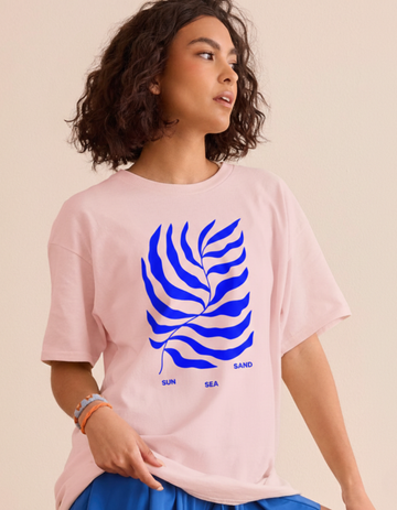 SUN SEA SAND OVERSIZED T-SHIRT