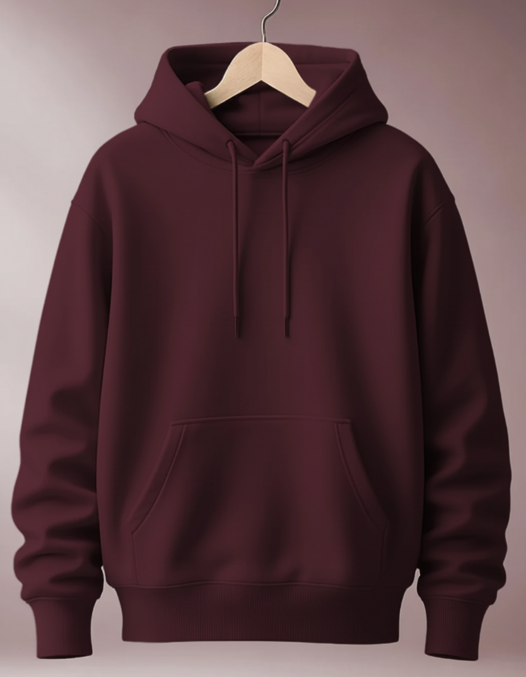 UNISEX MAROON HOODIE