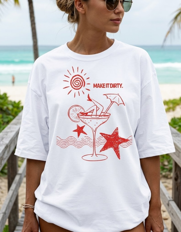 MAKE IT DIRTY OVERSIZED T-SHIRT