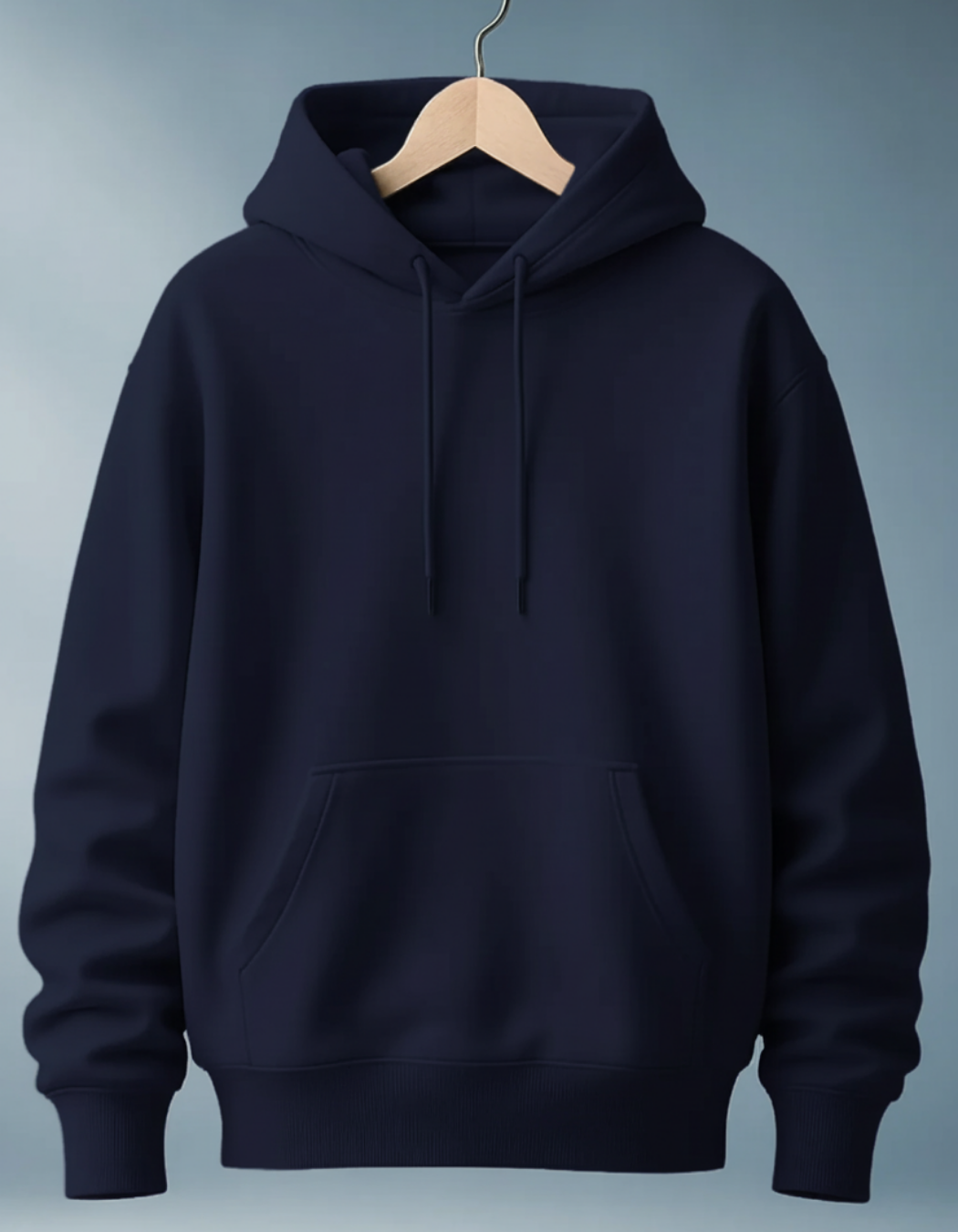 UNISEX NAVY BLUE HOODIE