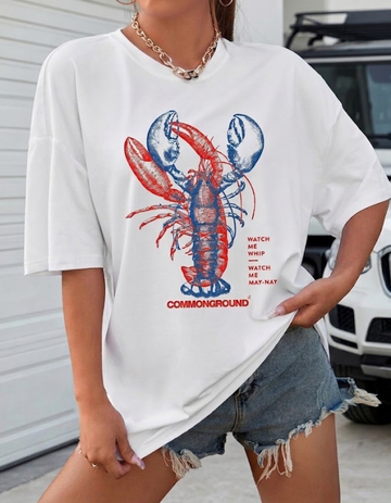 LOBSTER WHIP OVERSIZED T-SHIRT