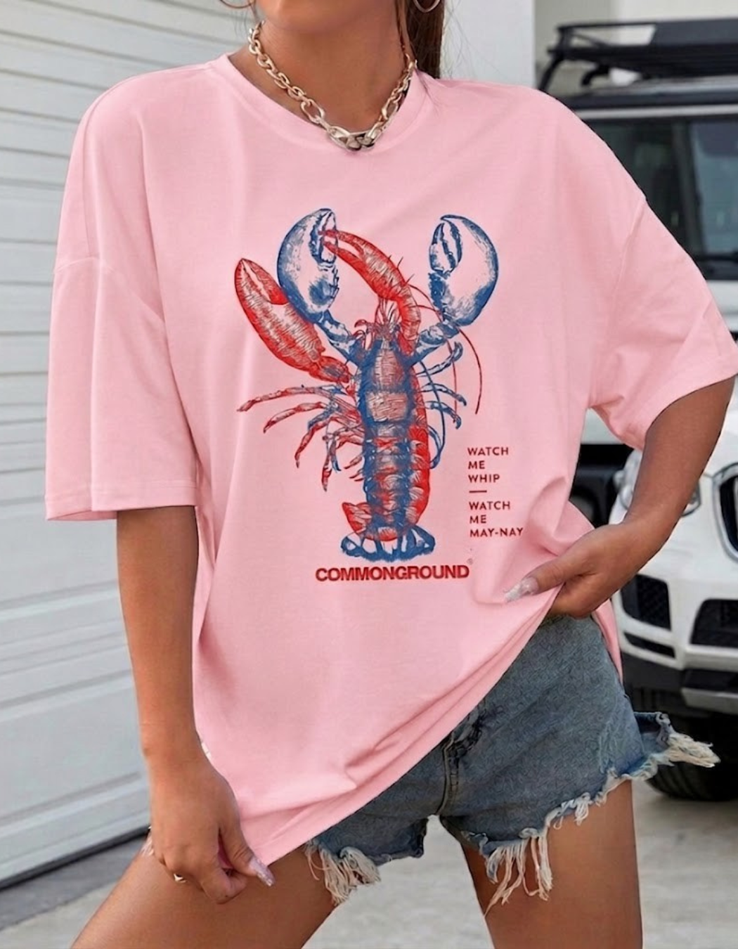 LOBSTER WHIP OVERSIZED T-SHIRT