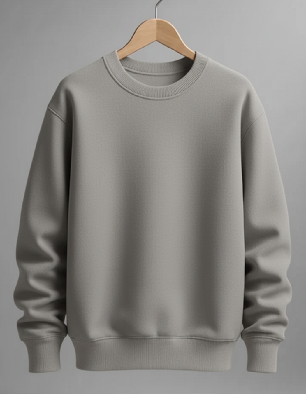 UNISEX GREY MELANGE SWEATSHIRT