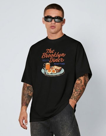 BROOKLYN DINER OVERSIZED T-SHIRT