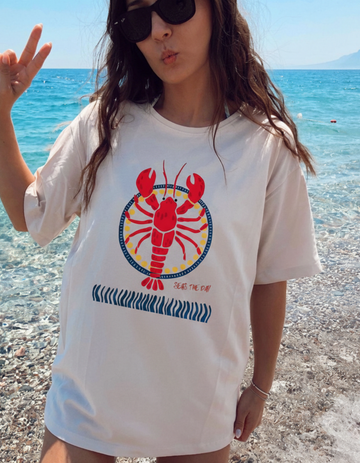 SEAS THE DAY OVERSIZED T-SHIRT