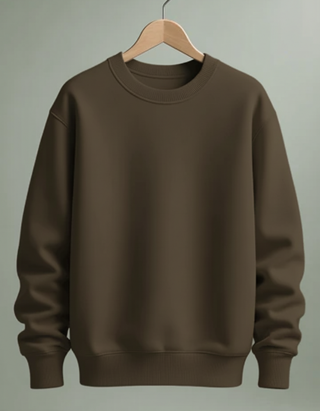 UNISEX OLIVE GREEN SWEATSHIRT