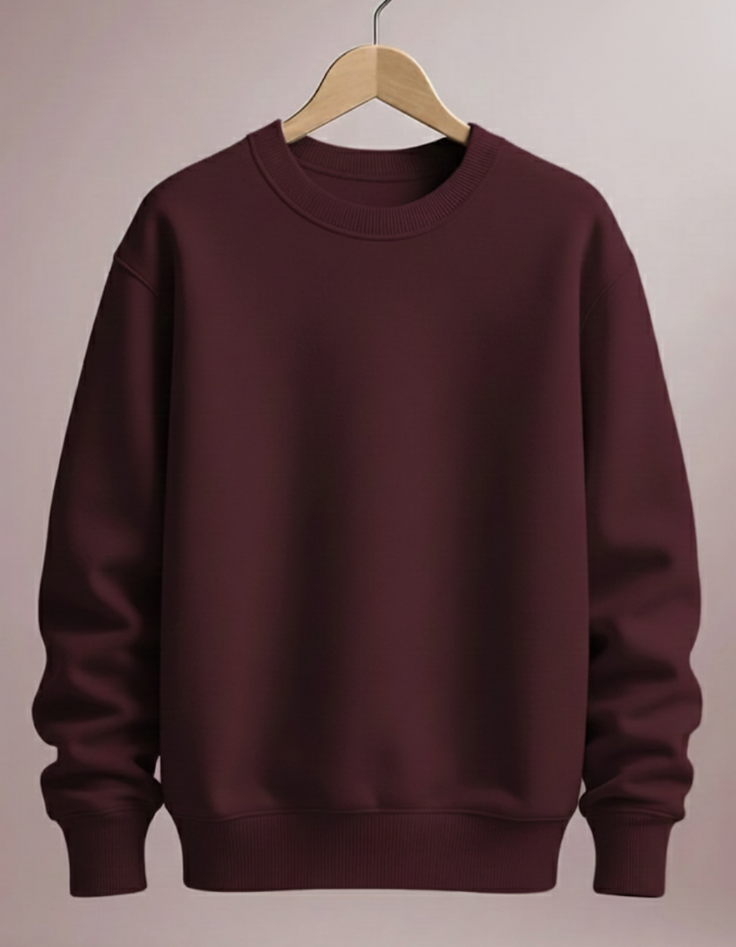UNISEX MAROON SWEATSHIRT