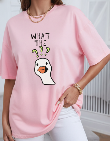 WHAT THE DUCK OVERSIZED T-SHIRT