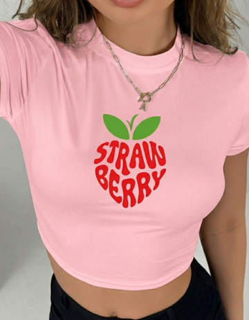 STRAWS BABY TEE