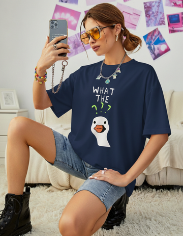 WHAT THE DUCK OVERSIZED T-SHIRT