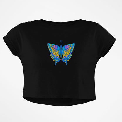 NEON BUTTERFLY BABY TEE