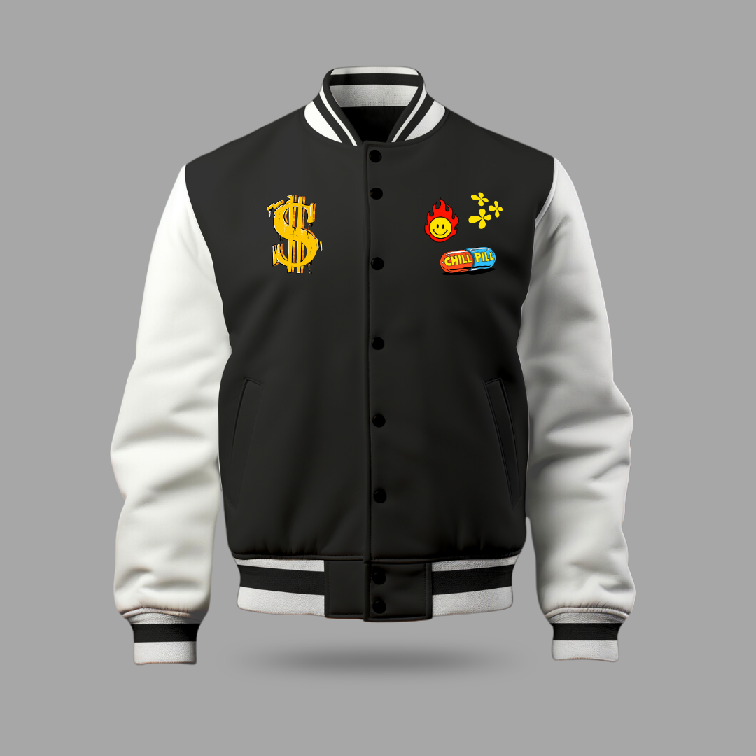 LIT AF UNISEX VARSITY JACKET