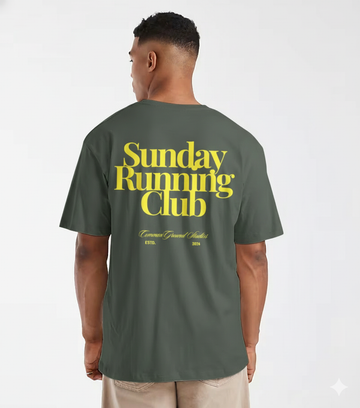 SUNDAY RUNNING OVERSIZED T-SHIRT