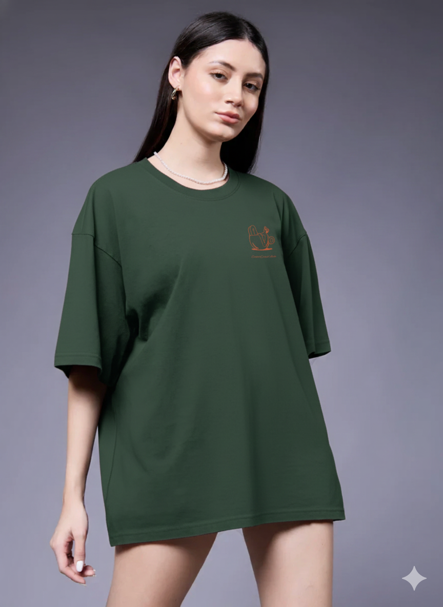 SLOW SUNDAYS COFFEE CLUB OVERSIZED T-SHIRT