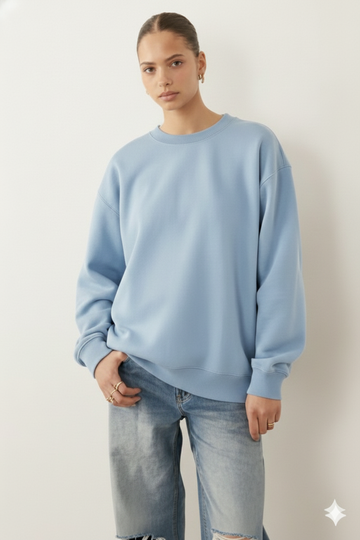 UNISEX BABY BLUE SWEATSHIRT