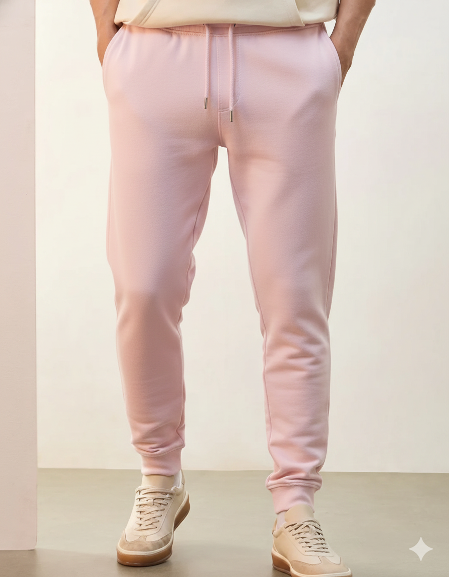 LIGHT BABY PINK UNISEX JOGGERS