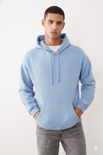 UNISEX BABY BLUE HOODIE