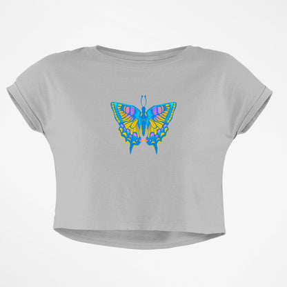 NEON BUTTERFLY BABY TEE