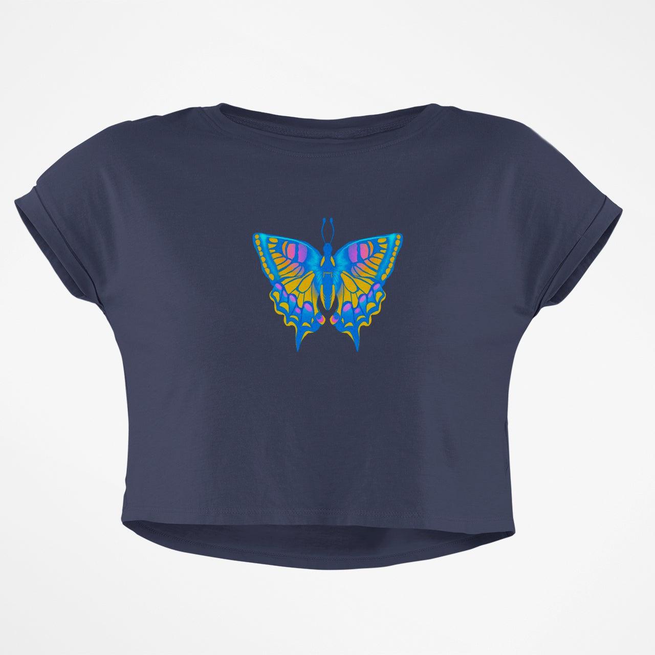 NEON BUTTERFLY BABY TEE