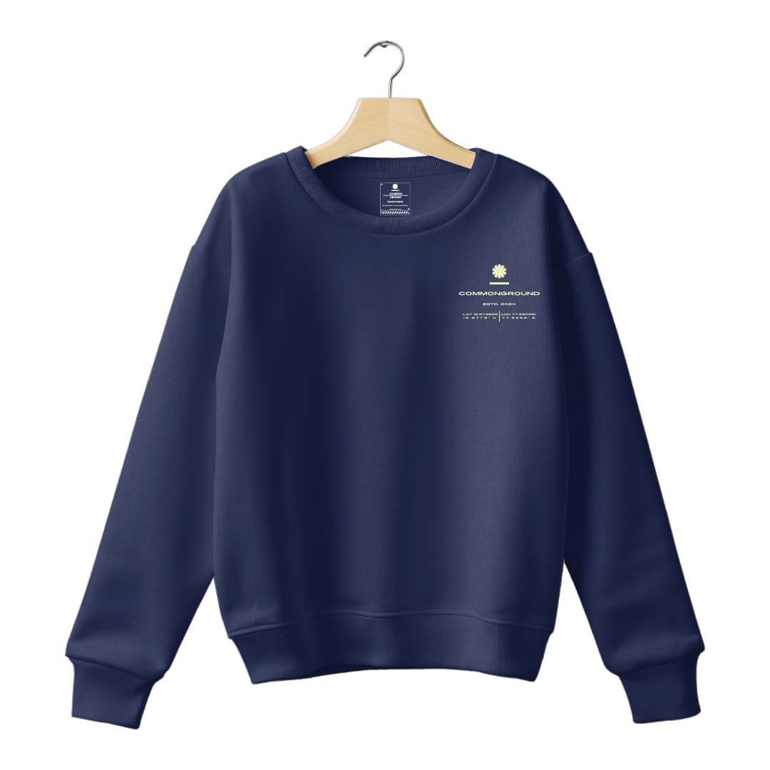 NAVY REGULAR SWEATSHIRT