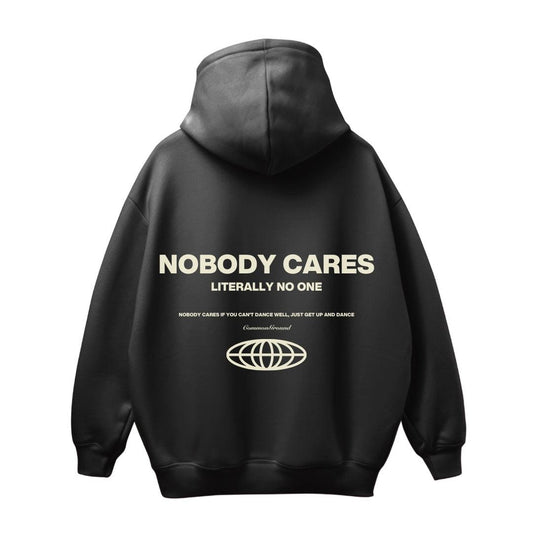 NOBODY CARES OVERSIZED HOODIE