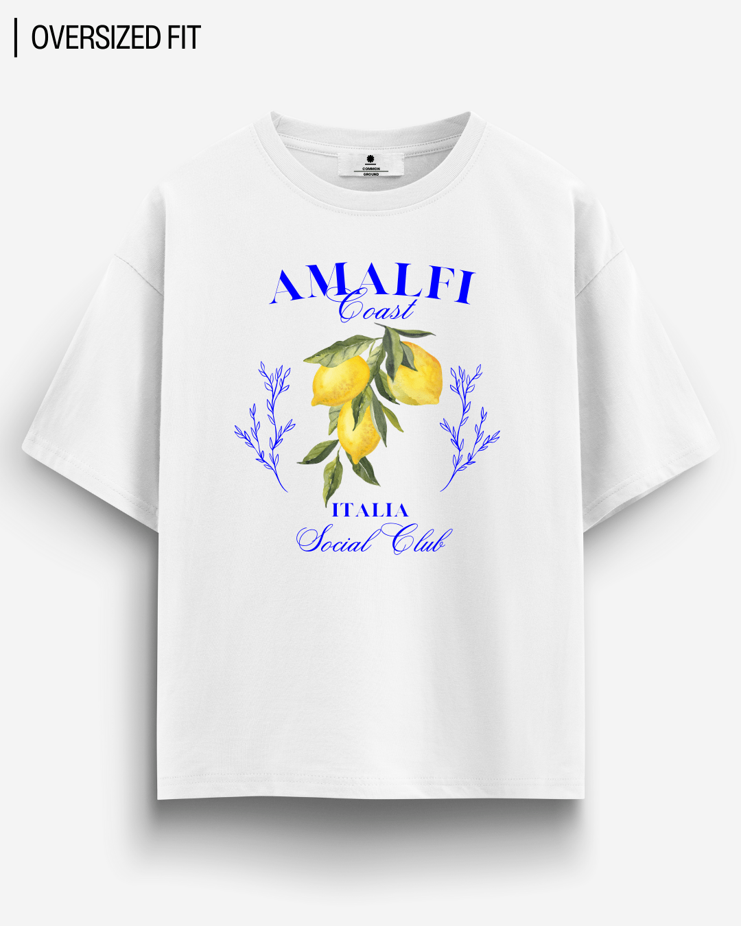 AMALFI COAST SOCIAL CLUB OVERSIZED T - SHIRT - COMMONGROUND