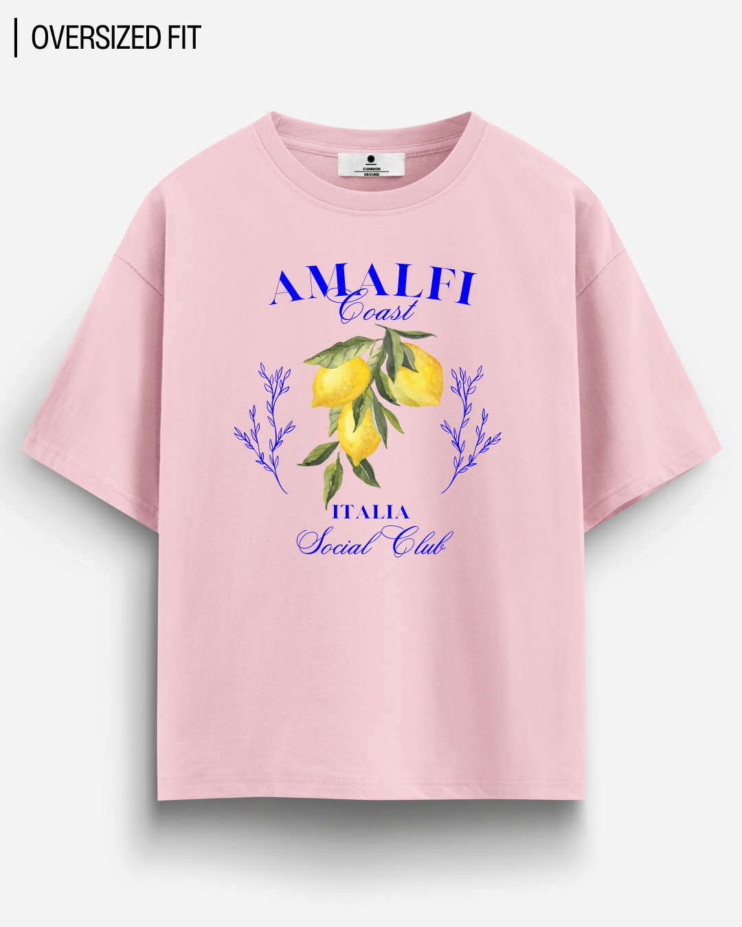AMALFI COAST SOCIAL CLUB OVERSIZED T - SHIRT - COMMONGROUND