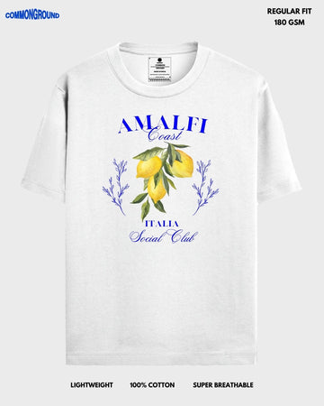 AMALFI COAST SOCIAL CLUB REGULAR T - SHIRT - COMMONGROUND