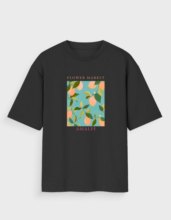 AMALFI FLOWER MARKET OVERSIZED T - SHIRT - COMMONGROUND