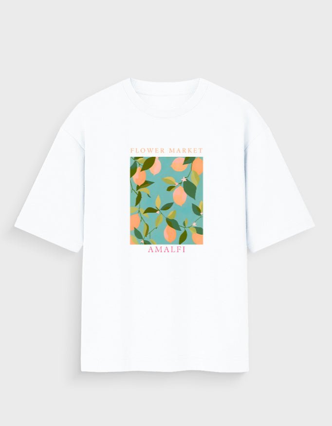 AMALFI FLOWER MARKET OVERSIZED T - SHIRT - COMMONGROUND