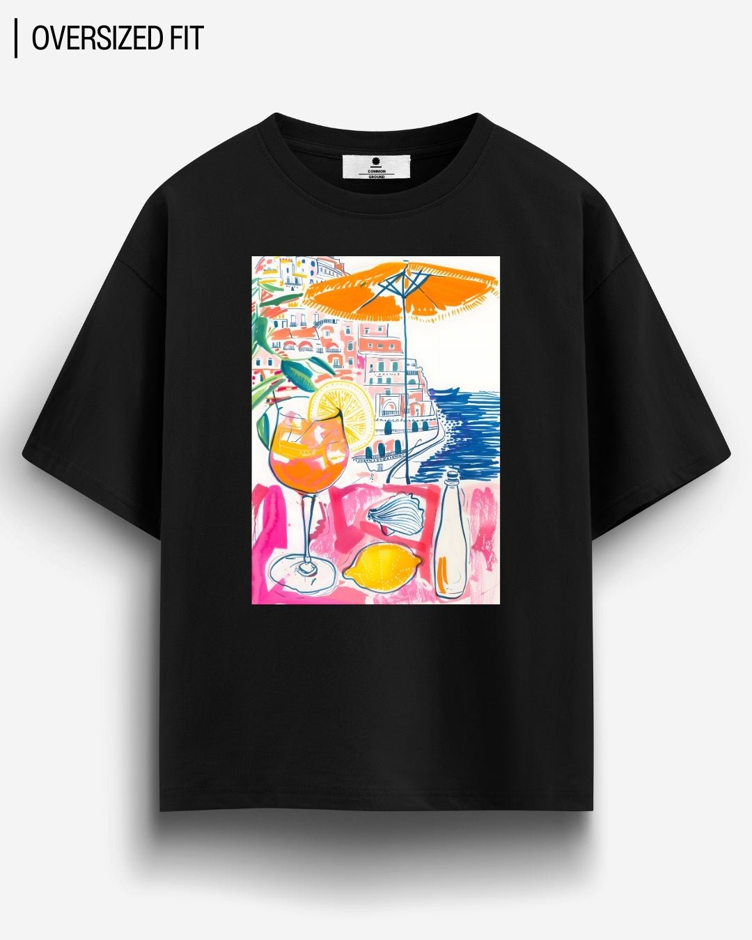 AMALFI SPRITZ OVERSIZED T - SHIRT - COMMONGROUND