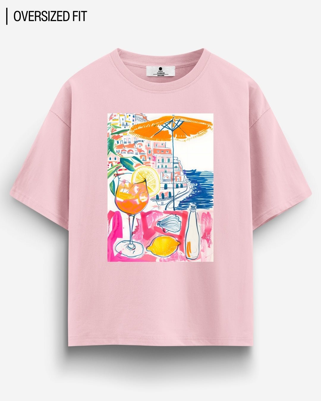 AMALFI SPRITZ OVERSIZED T - SHIRT - COMMONGROUND
