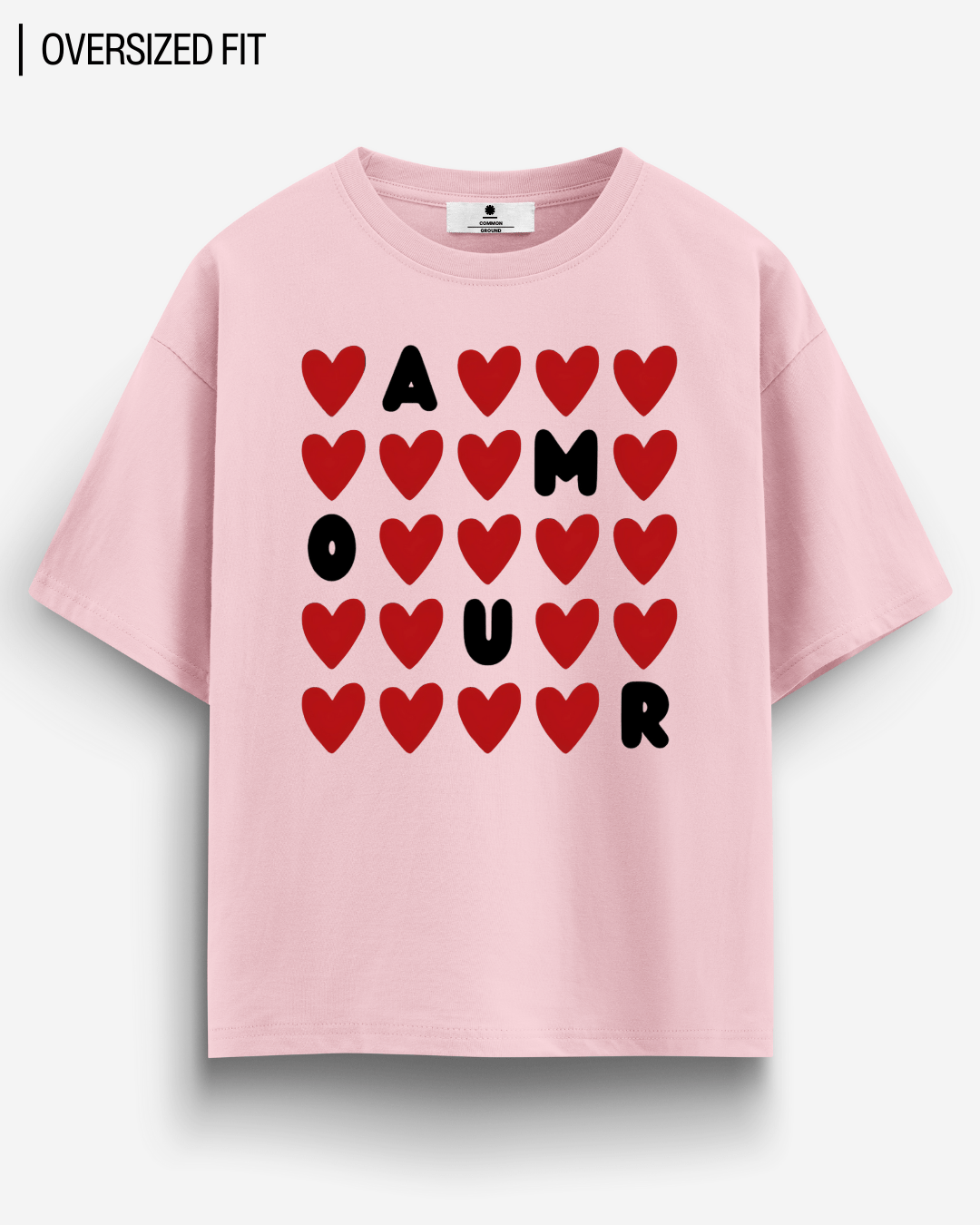 AMOUR OVERSIZED T - SHIRT - COMMONGROUND