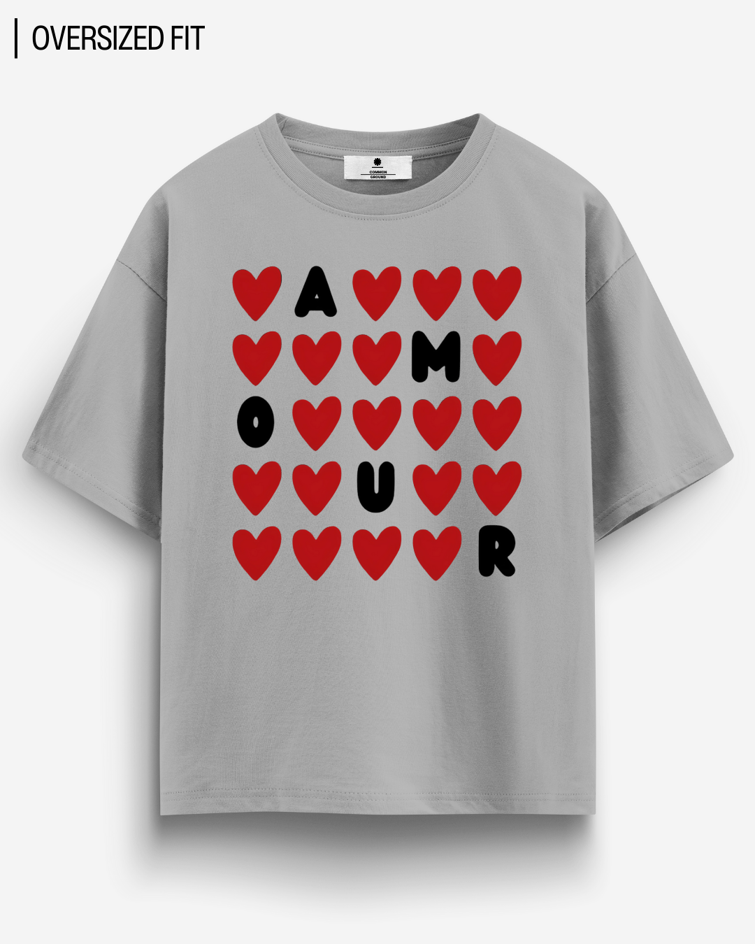 AMOUR OVERSIZED T - SHIRT - COMMONGROUND