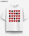 AMOUR OVERSIZED T - SHIRT - COMMONGROUND