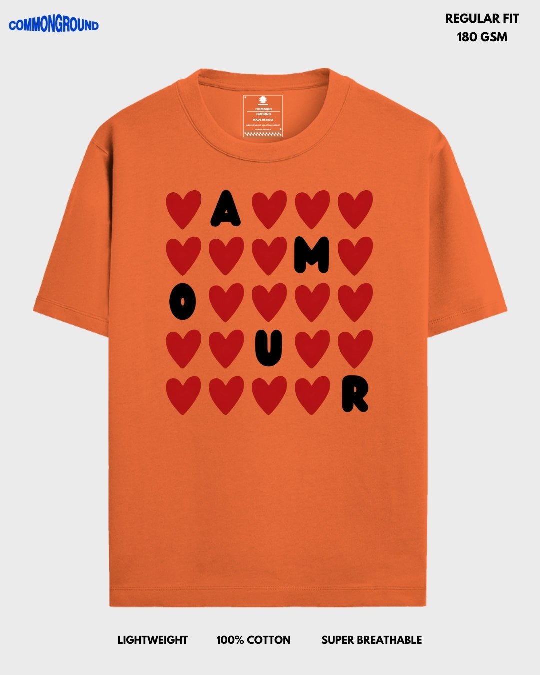 AMOUR REGULAR T - SHIRT - COMMONGROUND