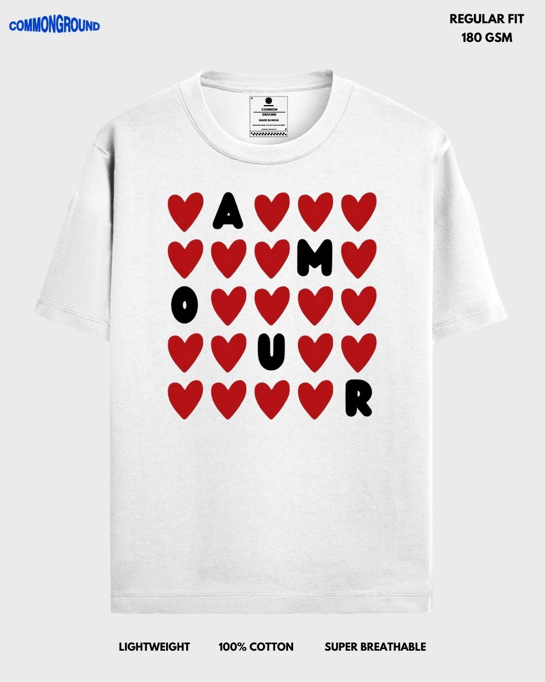AMOUR REGULAR T - SHIRT - COMMONGROUND