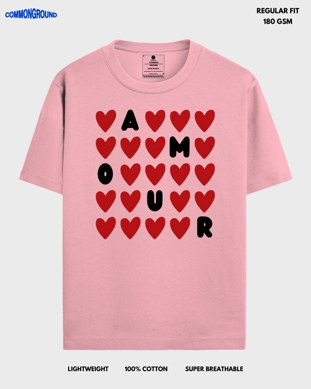 AMOUR REGULAR T - SHIRT - COMMONGROUND
