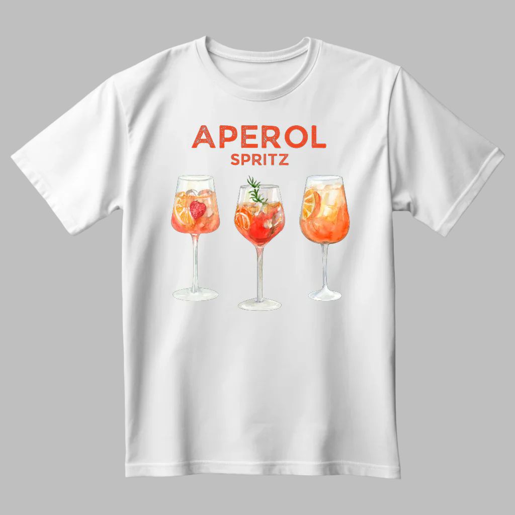 APEROL SPRITZ WHITE SUPIMA T - SHIRT - COMMONGROUND