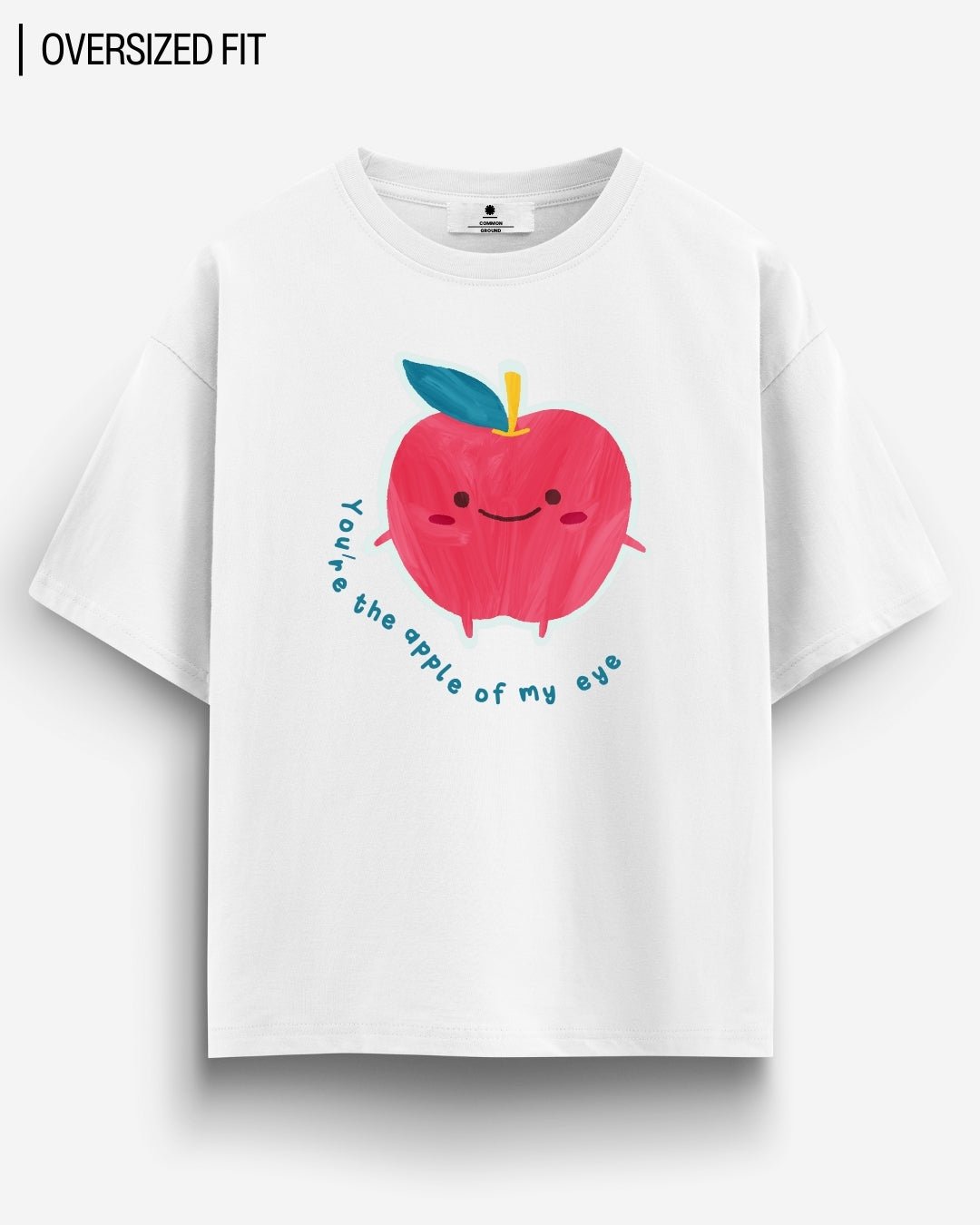 APPLE OF MY EYE OVERSIZED T - SHIRT - COMMONGROUND