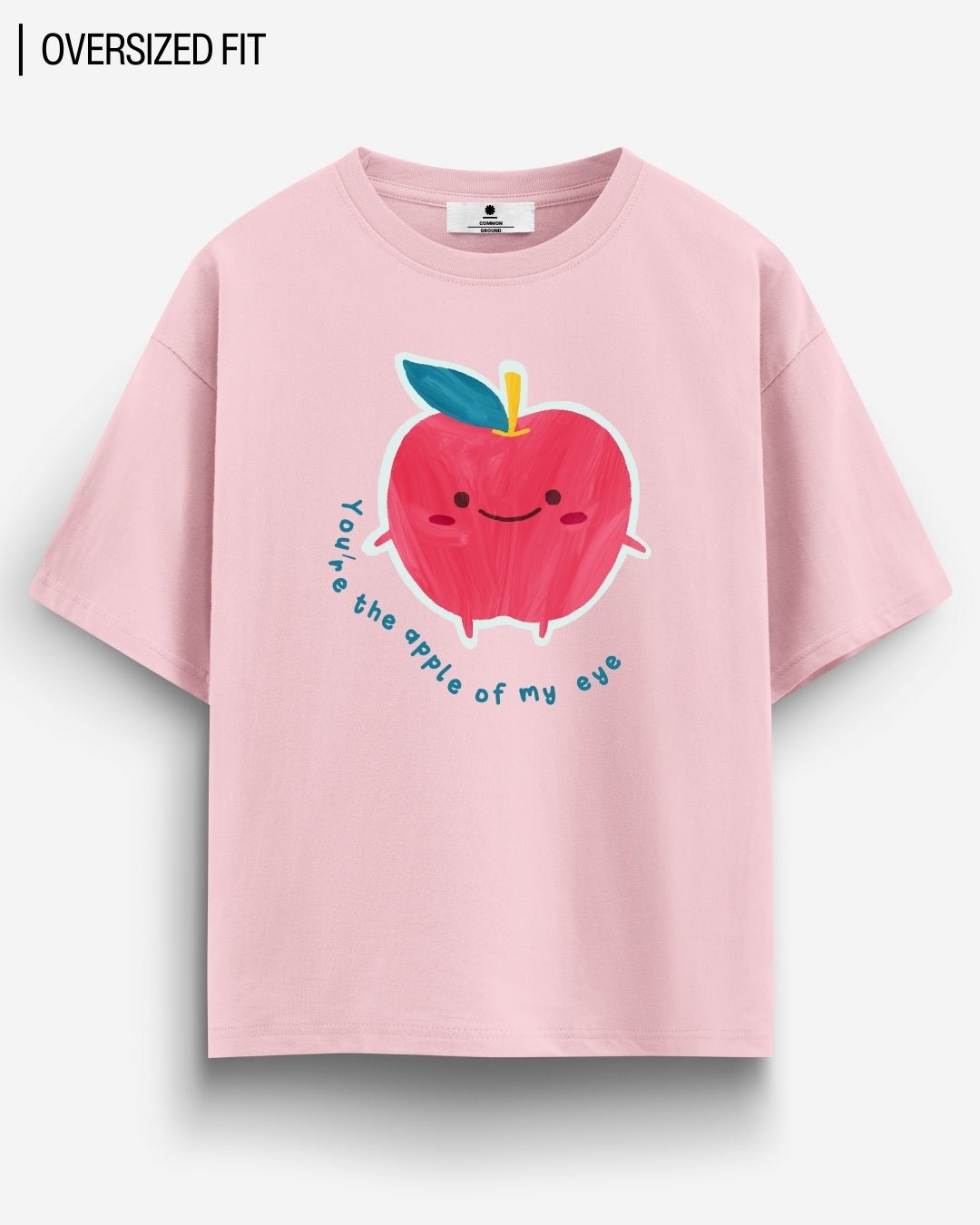 APPLE OF MY EYE OVERSIZED T - SHIRT - COMMONGROUND