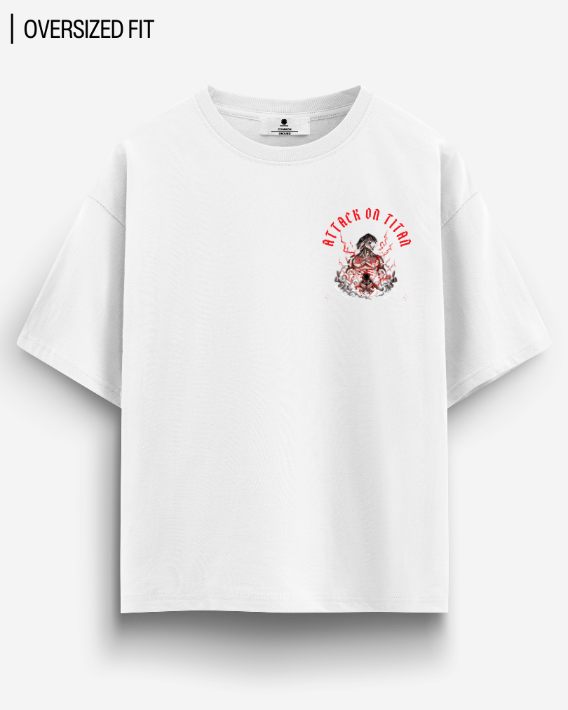 ATTACK ON TITAN OVERSIZED T - SHIRT - COMMONGROUND