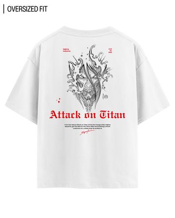 ATTACK ON TITAN OVERSIZED T - SHIRT - COMMONGROUND